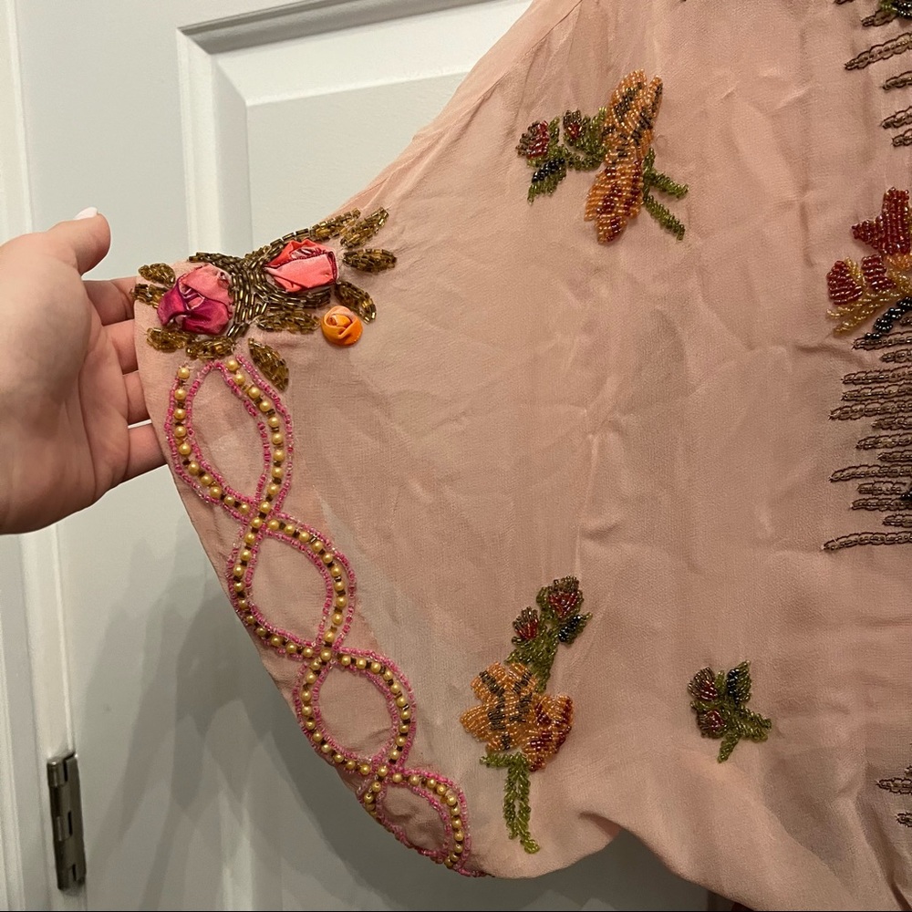 Tracy Reese Floral Beaded Top - Picture 10 of 14